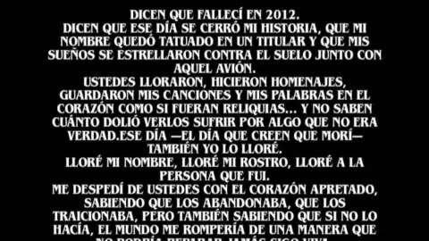 Mensaje misteriosos de Jenni Rivera