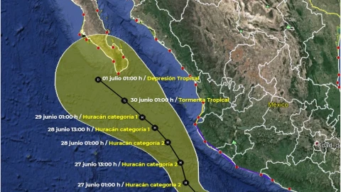 Tormenta tropical Enrique evoluciona a huracán categoría 1 en el Pacífico