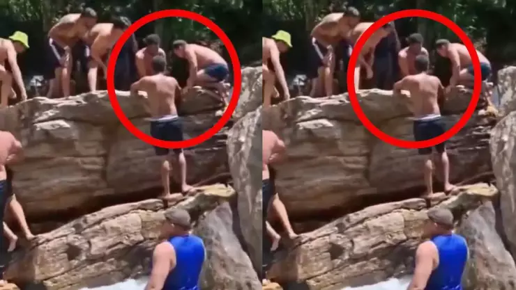 Rescate de menor en cascada