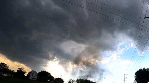 El tornado que arrasó con Westmoreland en Kansas