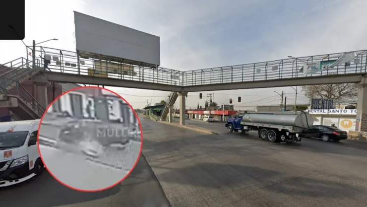 Brutal volcadura en Ecatepec queda captada en VIDEO; chocó en el carril del Mexibús