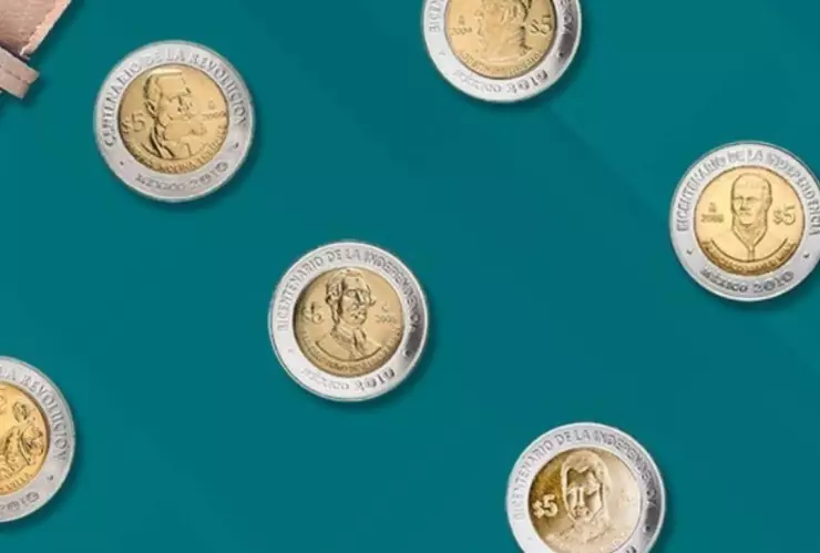 El Banco de México señaló que desde el 2008 puso en circulación diferentes diseños de monedas de 5 pesos para conmemorar el inicio de la Independencia de México y de la Revolución Mexicana. ⁣