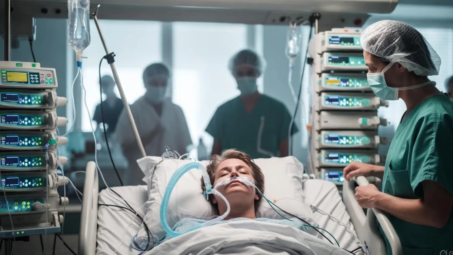 Despiden a hombre en terapia intensiva