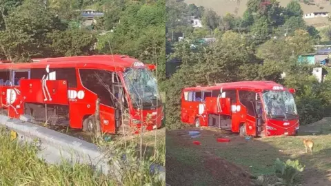 Accidente autobús pasajeros Molanga Hidalgo