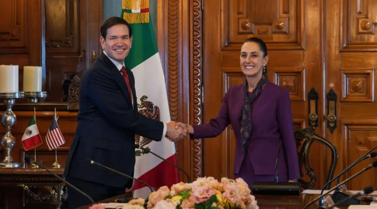 Marco Rubio llega a México.