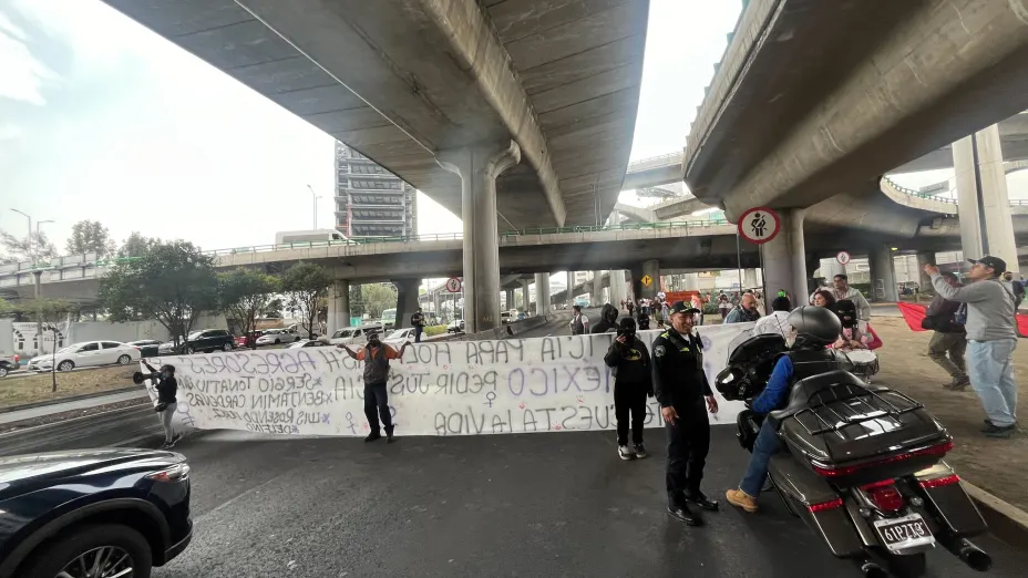 Cierre sobre periférico por manifestantes