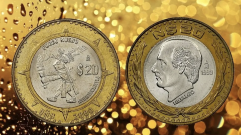 Moneda de 20 pesos