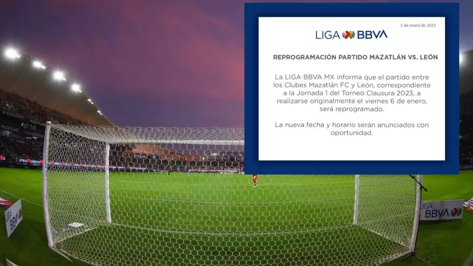 Suspenden partido Mazatlán FC vs León