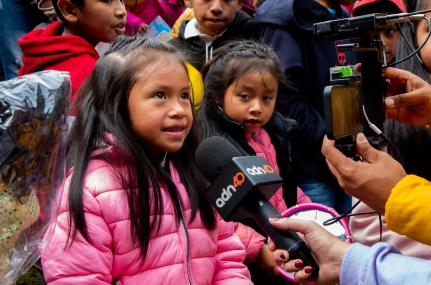 Generando sonrisas en la edición 2021 - 2022 del Juguetón Azteca.