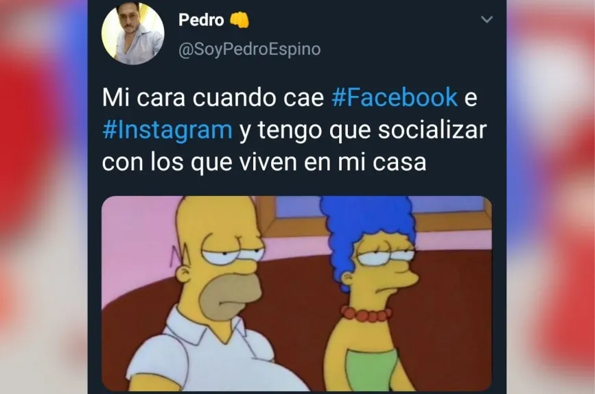 Los mejores MEMES de la caída de Facebook hoy martes 3 de marzo