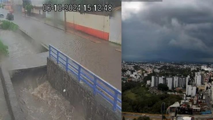 fuerte lluvia puebla hoy daños inundaciones