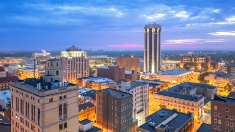 Vista aérea de Springfield