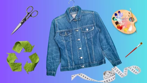 como reciclar una chamarra de mezclilla