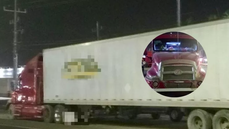 Roban tráiler en Culiacán.
