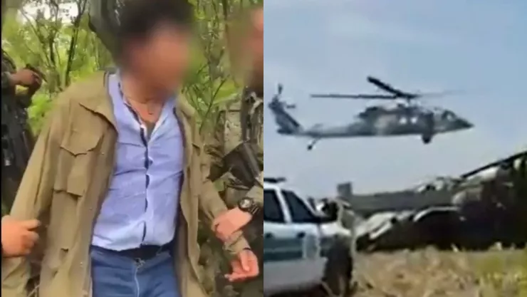 Confirman que captura del Caro Quintero está relacionada con la caída de helicóptero de la Marina.