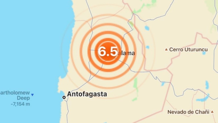 Sismo hoy 27 de julio en Chile.