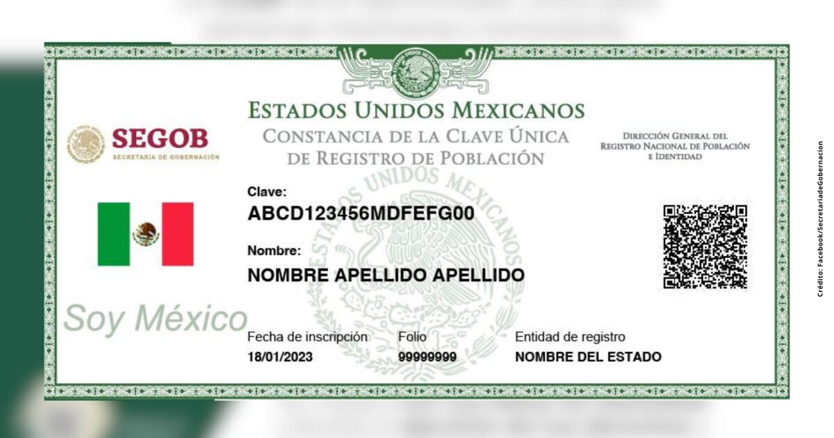 Curp Actualizada 2025 Lok