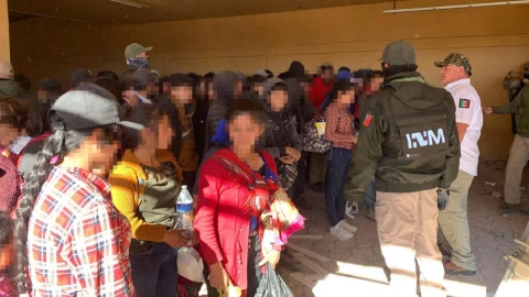 Rescatan a 101 migrantes guatemaltecos en Sonora