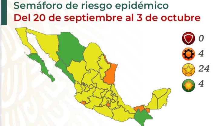 Semáforo Covid estados 20 septiembre 3 octubre.jpg