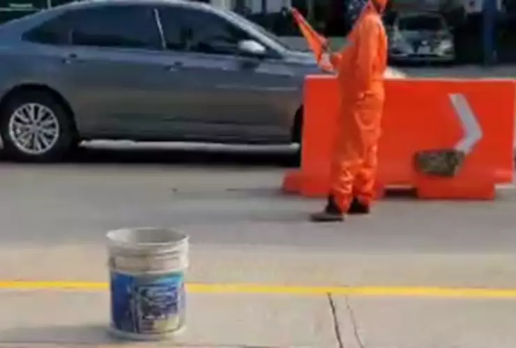 Se registran cierres parciales en la Avenida 31 Poniente hoy 13 de septiembre de 2024