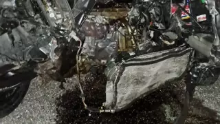 FOTOS: Se registra fuerte accidente en Campeche que deja a una mujer con graves lesiones