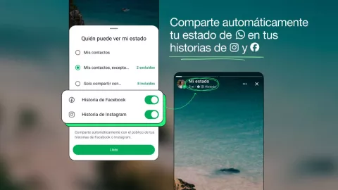 WhatsApp permitirá compartir estados en Instagram y Facebook al mismo tiempo