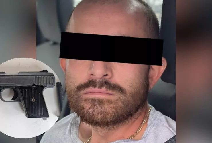 Detenido con arma León Piletas