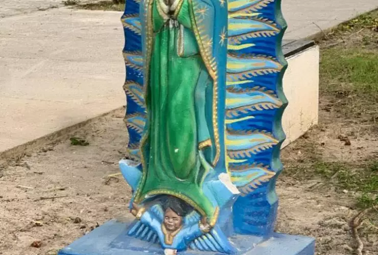 Virgen de Guadalupe sin cabeza en Quintana Roo.jpg