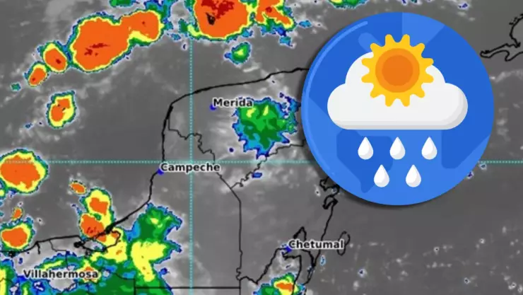 Así estará el clima en Campeche hoy, 2 de octubre de 2025 ¡Alerta por lluvias fuertes en la Península!