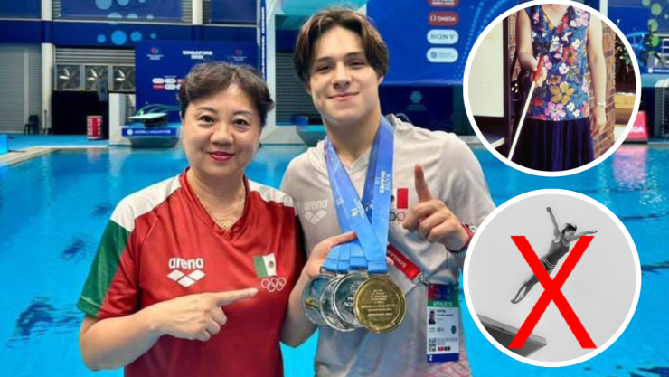 Ma Jin, la entrenadora de Osmar Olvera que un día quedó ciega y por eso se retiró