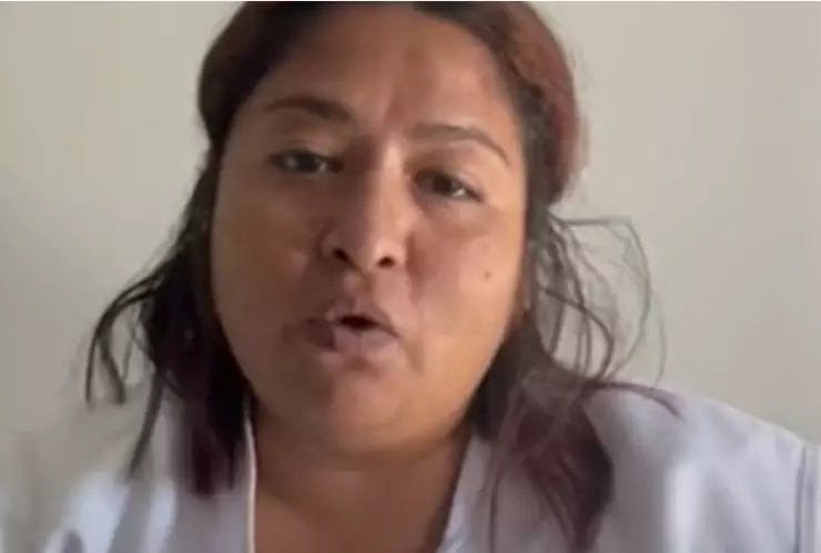 enfermera mexicana sale de gaza.jpg