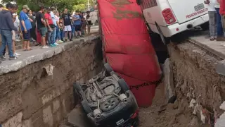 FOTOS | Recién nacida herida tras socavón en Jalisco; así luce la zona en Guadalajara
