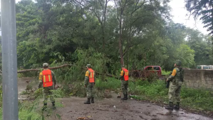 Ejercito aplica plan DN-III-E en zona sur de Quintana Roo por lluvias