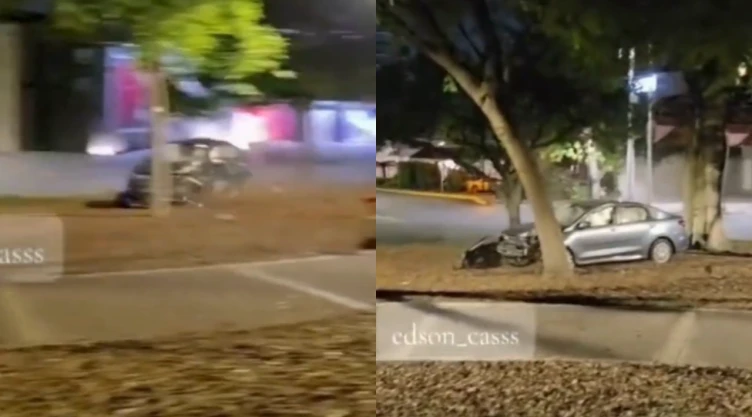 Influencer transmite en vivo accidente en Nuevo León