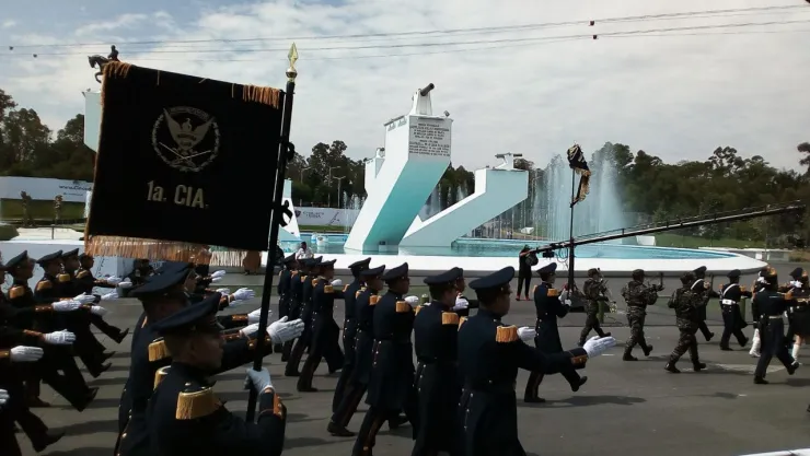 Participaron dos mil 554 elementos de las fuerzas armadas, 100 del servicio militar nacional