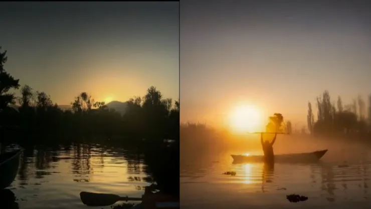 La experiencia de CDMX con kayak por la que vale la pena levantarse antes de las 5 de la mañana y ver el amanecer en Xochimilco