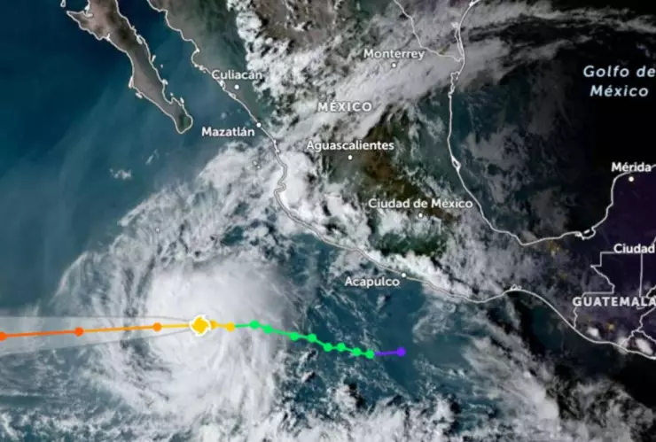 Sigue EN VIVO la trayectoria del Huracán Kristy ¿Qué estados afectará?