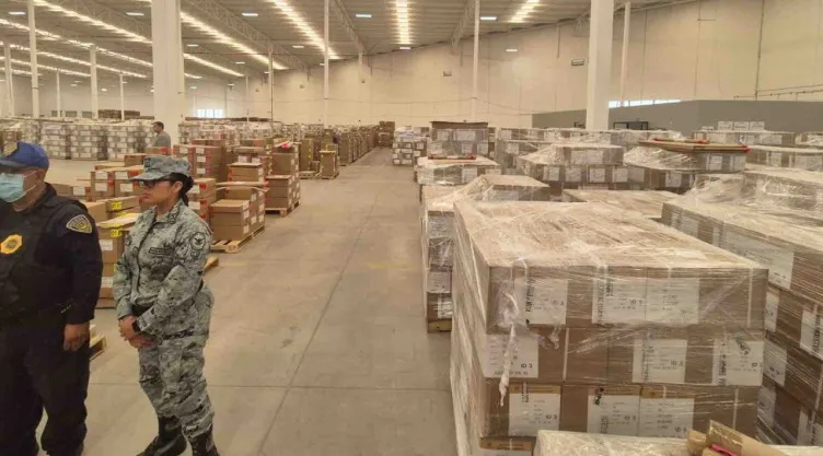 INE comienza con la distribución de 317 millones de boletas electorales y material electoral