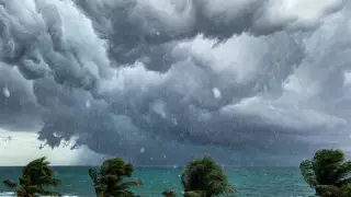 Hora exacta de las lluvias de hoy Veracruz