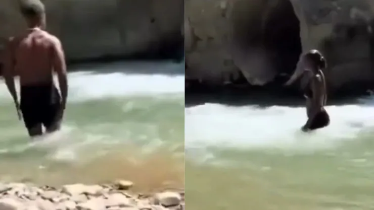 VIDEO | Sujeto capta a su esposa con otro hombre en pleno lago; ella decía que se iba a casa antes de ser encontrada