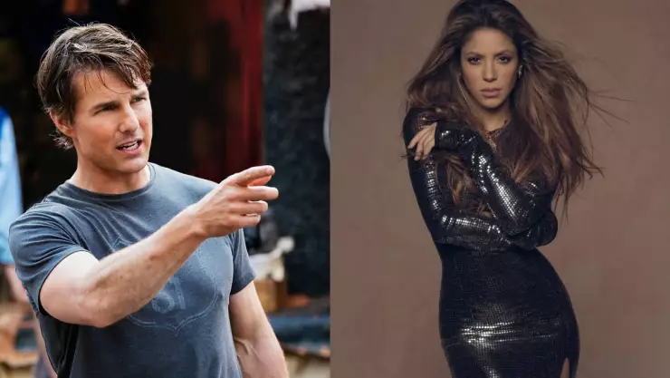 Tom Cruise y Shakira.