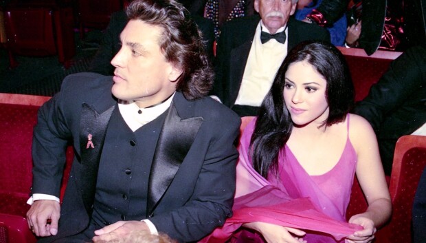 Shakira y Osvaldo Ríos en 1997