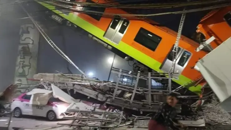 Metro accidente Olivos