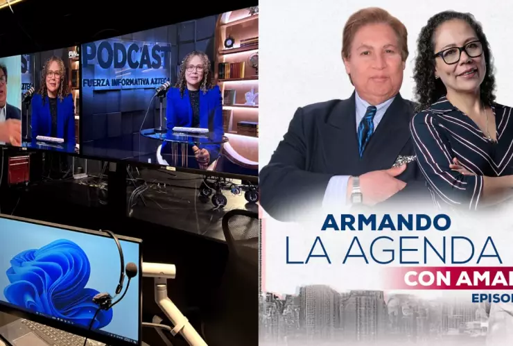 Los anfitriones del podcast Armando la Agenda, Amada Castañón y Armando Guzmán, entrevistan a Juan Guaidó sobre el Cartel de los Soles en Venezuela y la relación México-EEUU.