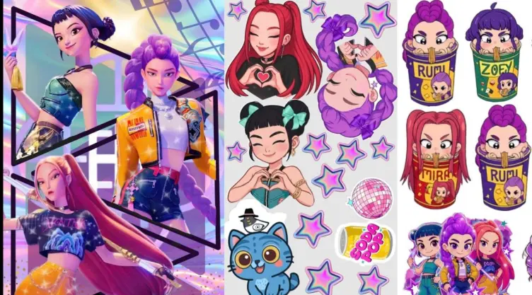 Stickers de Kpop Demon Hunters.jpeg
