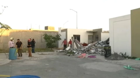 Explosión Apodaca casa en ruinas