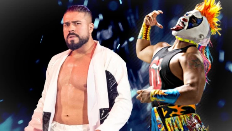 Psycho Clown contra Andrade lucha libre 