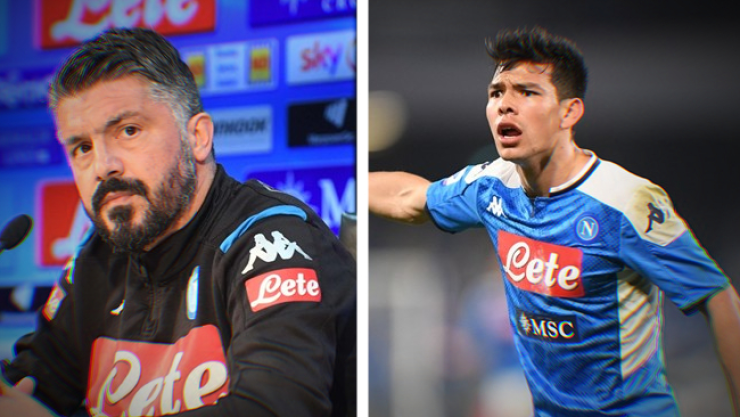 Gennaro Gattuso y Chucky Lozano 