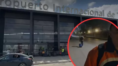 Continúa bloqueo en el Aeropuerto de Tijuana hoy 11 de marzo de 2025
