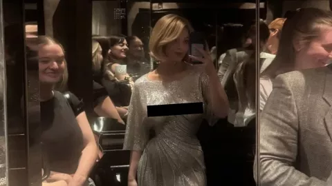 Vestido revelador de Sydney Sweeney acapara todas las miradas en la alfombra roja